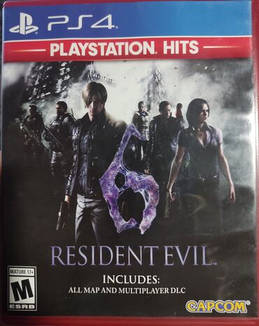игровые консоли playstation 4: Продаю б/у Resident Evil 6 (Includes: All Map and Multiplayer DLC)