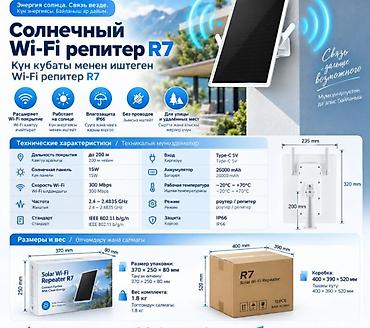 Аквариумы: Уличный ретранслятор Wi‑Fi на солнечных батареях Power PRO - — 5