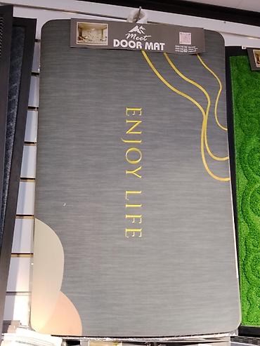 mat: Дверной коврик Meet Door Mat “ENJOY LIFE”. - Размер: 60 × 40 см. - — 1