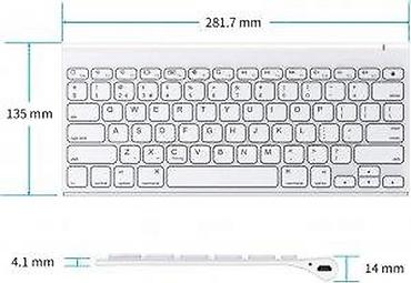 Tastature: OMOTON KB166 BEZICNA TASTATURA ULTRA SLIM ZA IPAD I IPHONE | Cene — 13