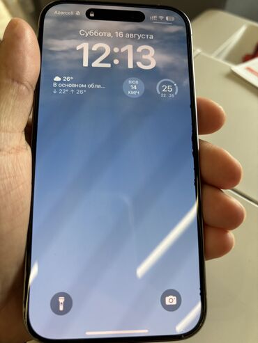 iphone 15 128 gb qiymeti: IPhone 15 Pro, 128 GB, Natural Titanium, Qırıq, Simsiz şarj, Face ID