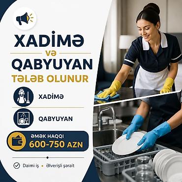 Təmizlik xidmətləri: Salam Binede yerleshen obyekte qabyuyan xanim ve ya bey axtariram — 1