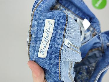 mom fit mango: Red button, Jeansy damskie, rozmiar XS — 4