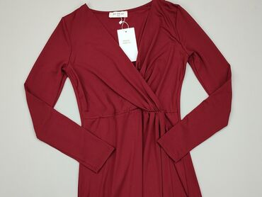 sukienki maxi wieczorowe czerwone: Sukienka, S, stan - Idealny