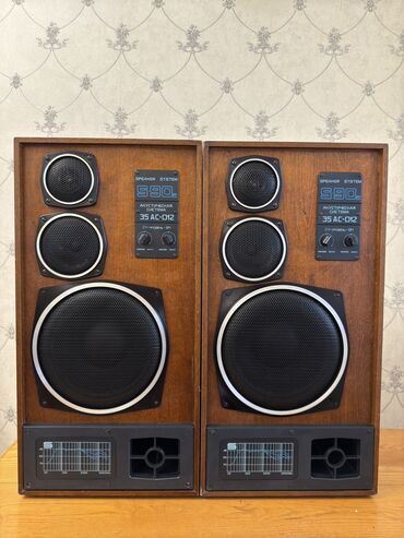 Dinamiklər və kolonkalar: İşlənmiş Radiotehnika Kolonka, Növ - Akustik, rəng - Qəhvəyi