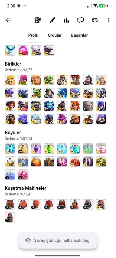 20: Clash of Clans hesabı – yüksək səviyyəli profil - Oyunçu səviyyəsi — 2