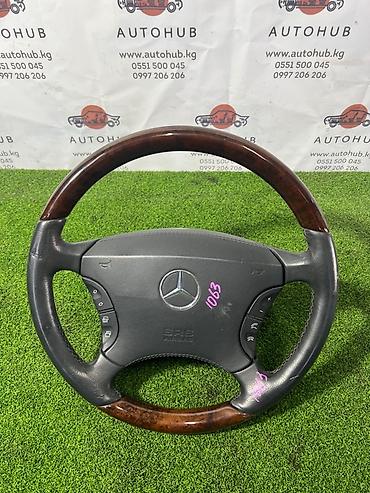 srs: Руль Mercedes-Benz S-Class W220, двигатель M113 E50, год 2000. - — 1