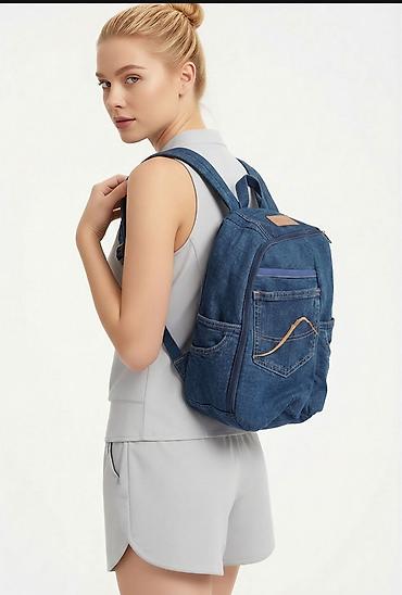 Modni rančevi: Džins rančevi – urbani, praktični i jedinstveni - Materijal: džins i — 6