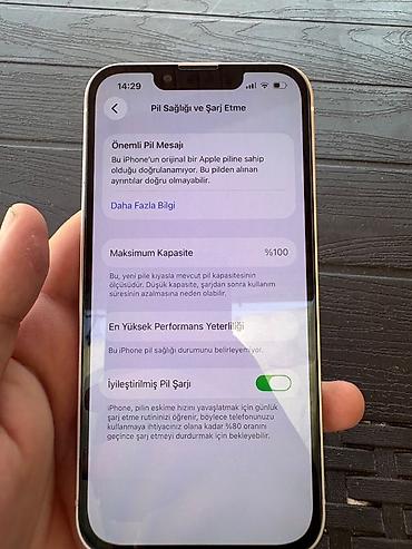 Mobil telefonlar: IPhone 13, Ağ, Simsiz şarj — 3
