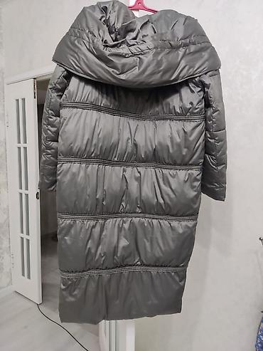 tech flecee: Пуховик, Длинная модель, Китай, С капюшоном, Оверсайз, 3XL — 2
