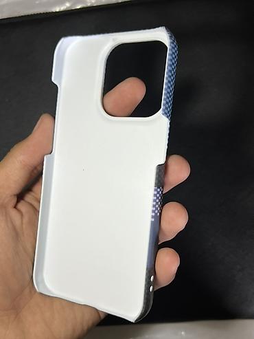 leather case: Чехол на iPhone 15 Pro — 450сом Стильный сине-чёрный чехол с — 2