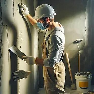 dur plaster: Гипсовый штукатурка аппарат менен чоң объёмдогу штукатурка жумуштарды — 7