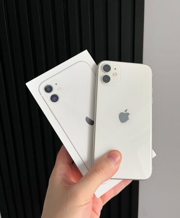 ıkıncı el telefon: IPhone 11, 64 GB, Ağ, Zəmanət, Kredit, Simsiz şarj