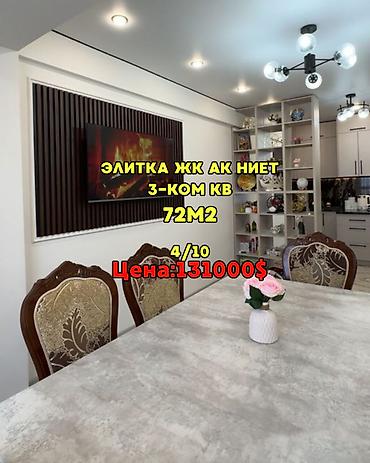 Продажа квартир: 4 комнаты, 77 м², Элитка, 4 этаж, Евроремонт — 1