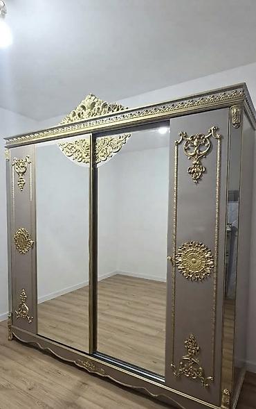 Мебель для дома: Двуспальная кровать, 2 тумбы, Трюмо, Шкаф, Б/у — 4