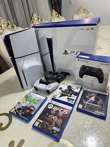 Видео оюндар жана приставкалар: 🎮 Продаётся Sony PlayStation 5 Slim — практически новая! ✨ Состояние — 2