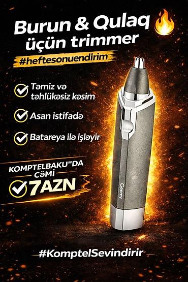 ps3 kirayə: Burun və qulaq üçün trimmer – Geemy - Təmiz və təhlükəsiz kəsim - Asan — 1