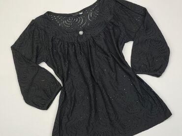 czarne bluzki do spódnicy: Блуза жіноча, H&M, M, стан - Хороший