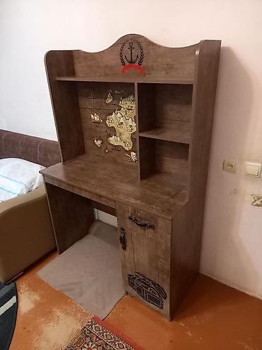 Uşaq masaları: Uşaq otağı üçün tematik yazı/iş masası – “Captain” dizaynı - — 2