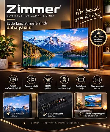 mingecevir televizor: Zimmer LED Televizor - Evdə kino atmosferi indi daha yaxın - Yüksək — 1