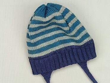 szara czapka beanie: Hat, condition - Good