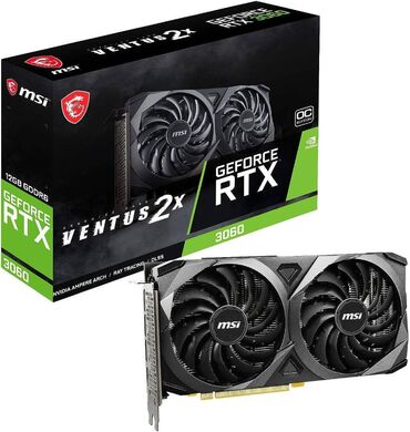 скупка видеокарт: Видеокарта MSI GeForce RTX 3060, 12 ГБ, Новый