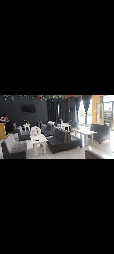 Sifarişlə restoran üçün masa və oturacaq dəstləri: Düz masa — 5