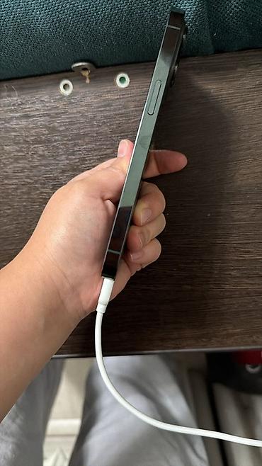 IPhone 13 Pro, Б/у, 128 ГБ, Зеленый, Кабель, 79 %