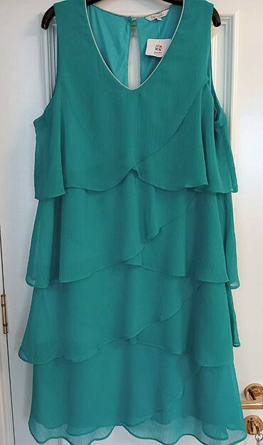 женские зеленые брюки: Kokteyl donu, Midi, 2XL