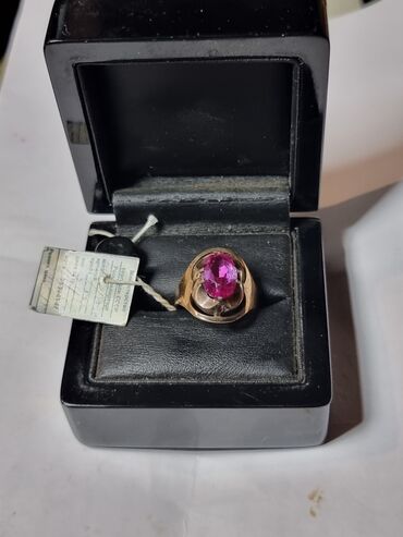 Серебряные кольца: Кольцо, Женские, Рубин, Новый — 8