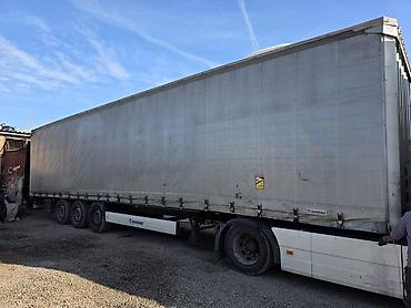 цепи чыгжыр: Полуприцеп-тент KRONE (Mega Liner) - Тип: штора (тент), трехосный - — 1
