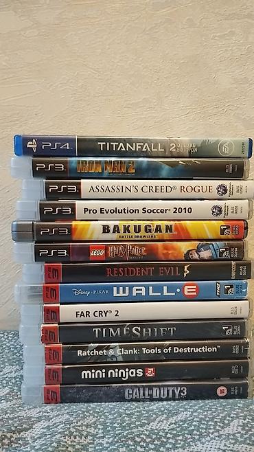 ratchet clank: PS3 oyun diskləri dəsti Bakuqan - 15 manat Resident evil - 30 manat — 2