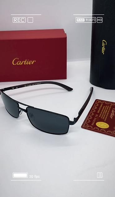 Aksesuarlar: Cartier gün eynəyi - Brend: Cartier - Model: kvadratvari — 4