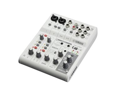 Studiya monitorları: Yamaha AG06 – kompakt USB mikser və audio interfeys. Mikşer Yamaha