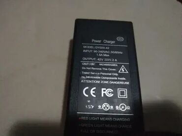 Dodaci za bicikl: Jewel Litium charger 42v 1.8A Adapter 42 V 1.5 A Adapter 42 V 2 A — 3