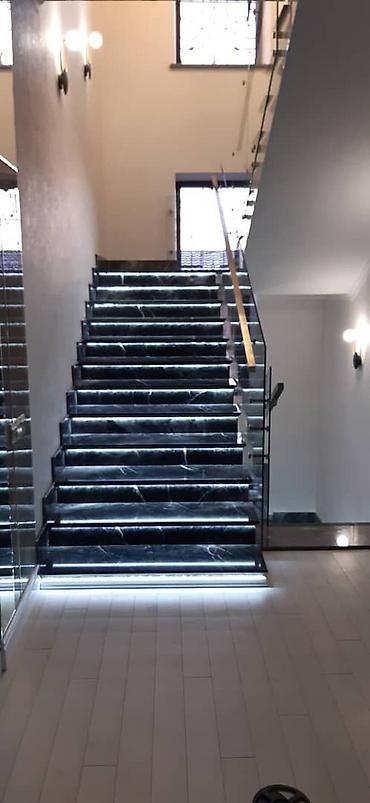 Обшивка лестниц: Обшивка лестниц Материал: Другой материал, Бесплатный замер — 9