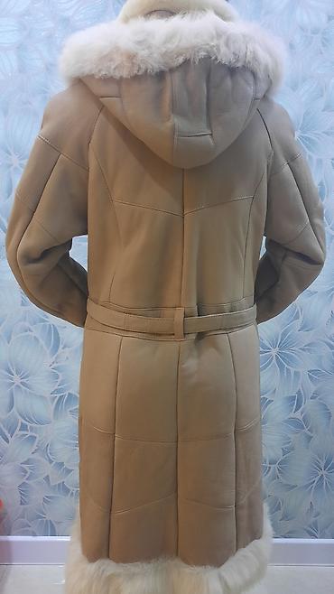 Дубленки: Дубленка, Классическая модель, Турция, По колено, С капюшоном, S — 3