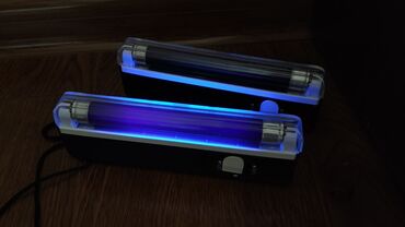 лампы на батарейках: Ультрафиолетовая лампа + фонарик Новые, не использовались. на 4х