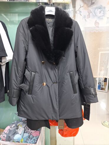 спортивное оборудование: Женская утеплённая куртка/парка J. - Цвет: чёрный - Длина: средняя