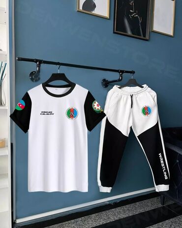 sport desti: Спортивный костюм XL (EU 42), 3XL (EU 46), 2XL (EU 44), цвет - Черный