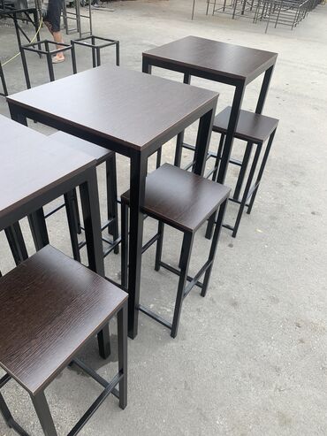 Столы и стулья для кафе: Стол и стул для кафе, Новый, Платная доставка, Самовывоз — 60