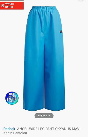 штаны ангела: Женские брюки Reebok Angel Wide Leg Pant, цвет Okyanus Mavi — 1