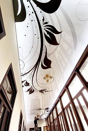 Натяжной потолок: Натяжной потолок жасайбыз тез жана сапаттуу 3D 1кв ом гланцывый 1кв — 28