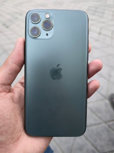 стекло для телефона: IPhone 11 Pro, Колдонулган, 64 ГБ, Alpine Green, Коргоочу айнек, 71 %