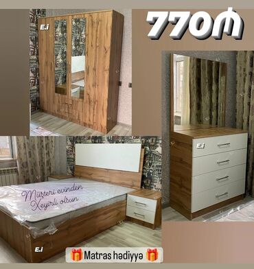 inci mebel: *Yataq dəsti 770Azn 🎁Matras hədiyyə🎁* ✔️Rəng seçimi var *Şəhər daxili