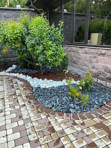 Мраморный щебень: Мраморная крошка гранитная крошка, серый камень оптом и в розницу — 5