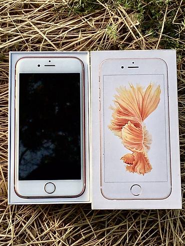 alcatel lucent: IPhone 6s, Б/у, 32 ГБ, Rose Gold, Зарядное устройство, Чехол, Кабель, 82 % — 1