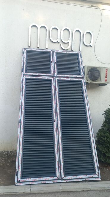 Dolablar: Mənfəz li̇ şkaflar. Kondi̇si̇oner ve kombi̇leri̇n kabağina plasti̇k — 12