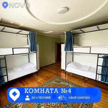 Посуточная аренда комнат: 222 м², С мебелью — 18