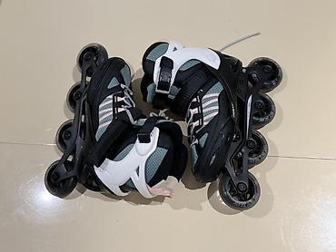 İdman və istirahət: Роликовые коньки Decathlon Oxelo Fit Junior (Раздвижные 35-38) • — 3